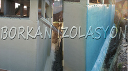 Borkan - Toprak altı perde beton poliüretan köpük üzeri polyurea ısı ve su yalıtımı