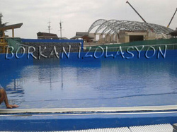 Borkan - Sprey polyurea Gürcistan dalga havuzu su izolasyonu