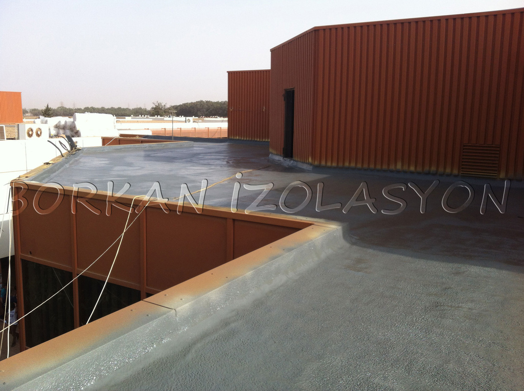 Borkan - Lİbya - çatı sprey polyurea su izolasyonu
